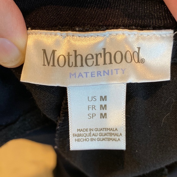 Bundle! - MOTHERHOOD MATERNITY Pants, bundle of 2, Size M, Blue and Black - Picture 4 of 7